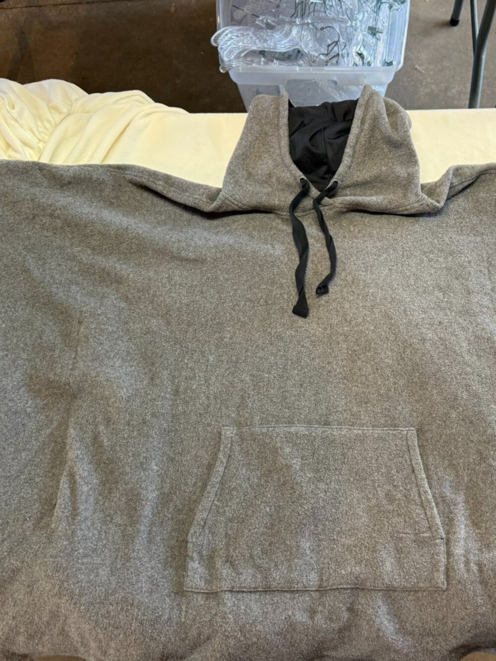 Cuddl Duds Fleecewear With Stretch Poncho – Gray – L/XL